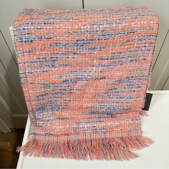 Coach Wyn Crossgrain Leather Light Coral Soft Wallet & French Connection Scarf - Picture 12 of 16